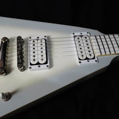 Epiphone Limited Edition Brendon Small "Snow Falcon" Flying V Snow Burst image 8