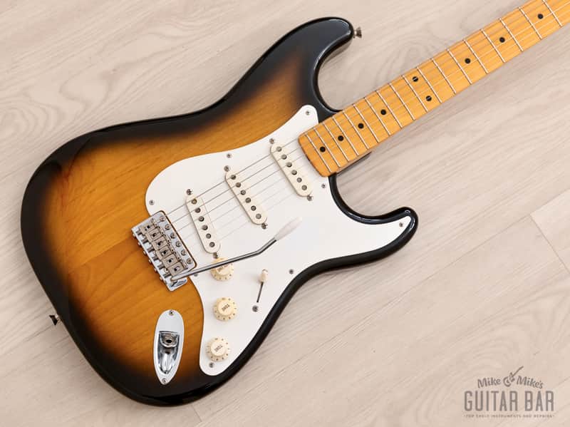 2008 Fender Stratocaster ‘57 Vintage Reissue ST57-78TX Sunburst w/ USA Pickups & Tags, Japan CIJ image 1