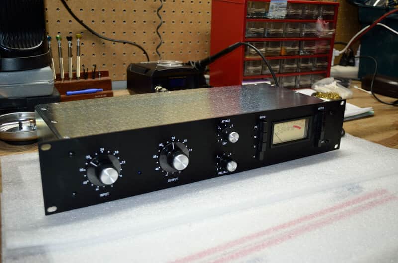 Hairball Audio 1176 FET Rack Compressor Rev D 2025 Black Brushed