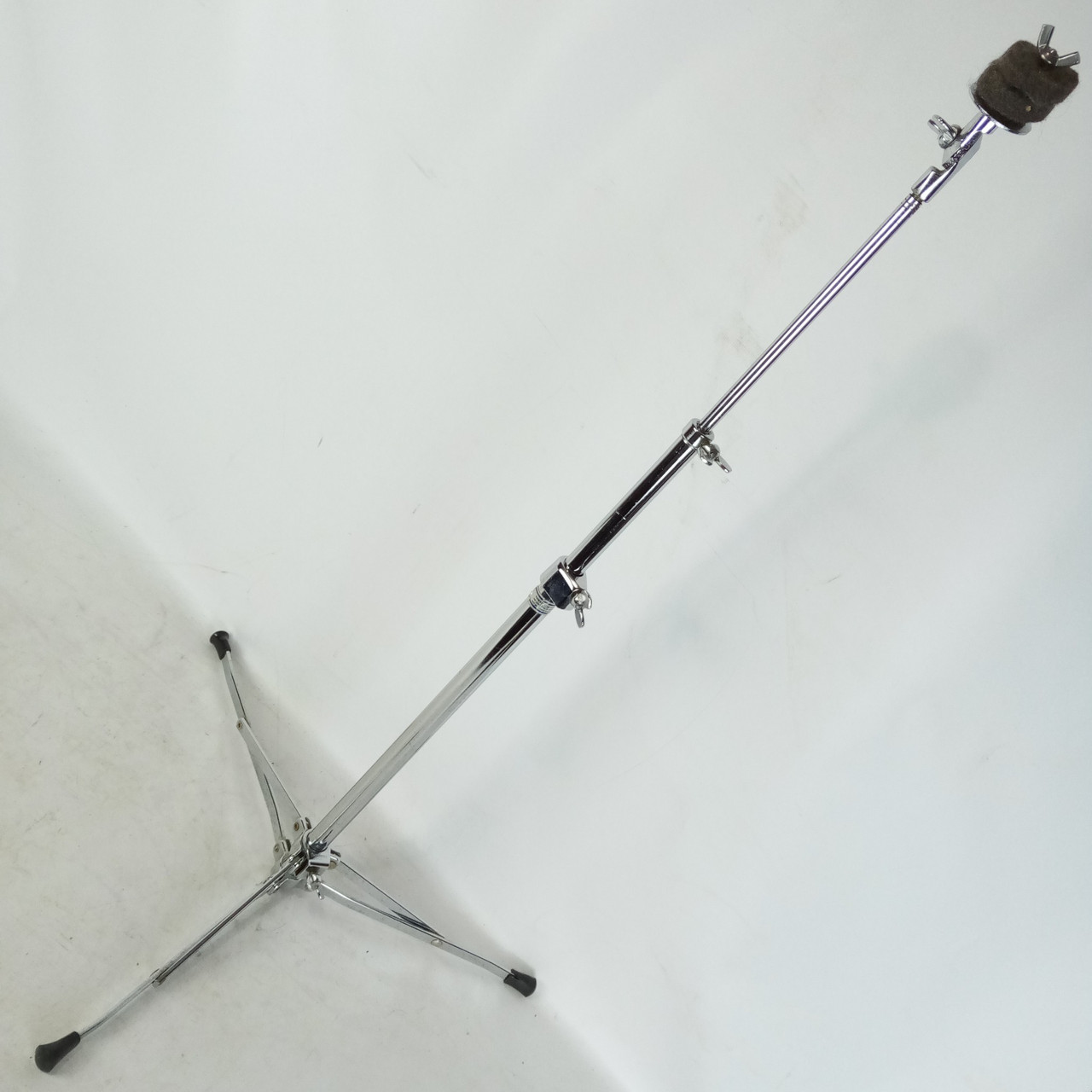 Ludwig USA Flat-Base 1400 Cymbal Stand Vintage1968 Flush Block Logo Light-Weight — main photograph