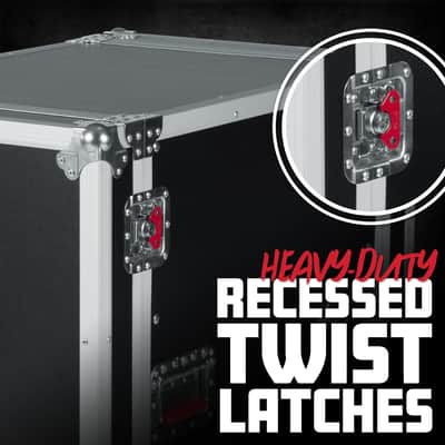 B-Stock Gator Cases G-TOUR Series Deep Audio Road Rack with Heavy-Duty Casters and Tour Grade Hardware, 24" Rackable Depth, 16U (G-TOUR 16U CAST) image 2