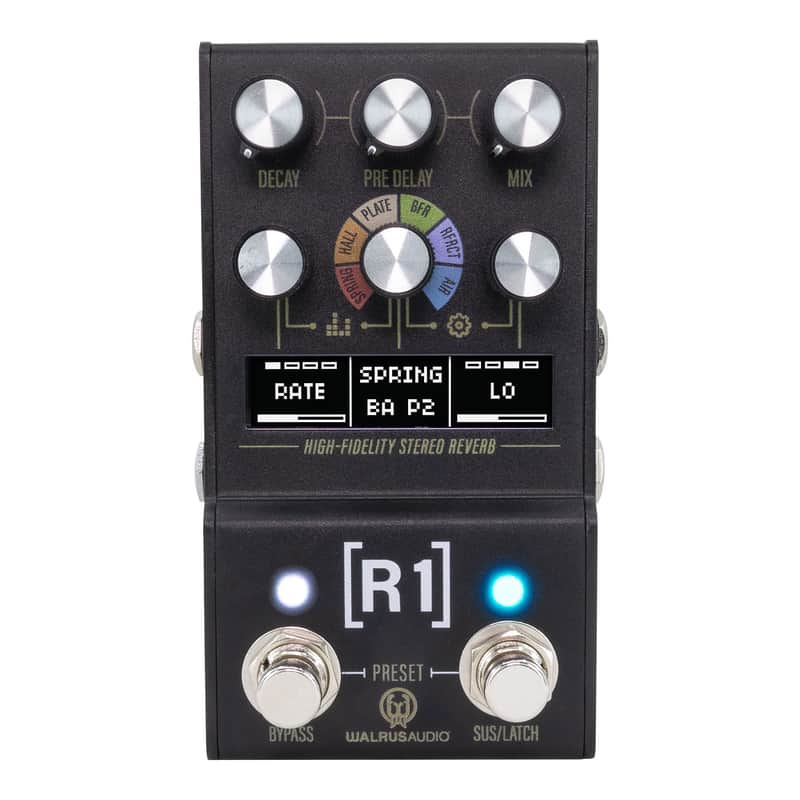 Walrus Audio Mako Series MKII R1 High-Fidelity Reverb Pedal image 1