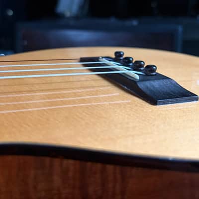 2012 Tony Graziano Baritone Ukulele #598 – Spruce / Figured Koa – Hardshell Case image 11