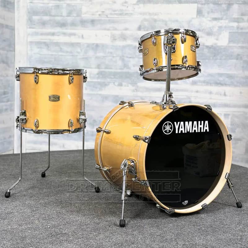 Yamaha Stage Custom Birch 3pc Drum Set 20/12/14 Natural Wood image 1