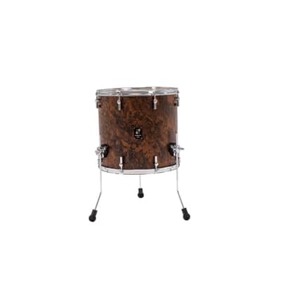 SONOR *Pre-Order* Momentum Birch Series 18x16.75" California Burl Semi Gloss Veneer Floor Tom Drum w/Legs | Worldwide Ship | NEW | Special Order | Authorized Dealer image 2