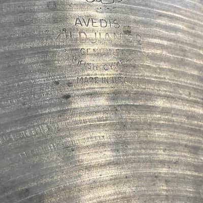 Zildjian - 18" A Crash Cymbal (Cracked) 1350g 1960s - Natural image 4