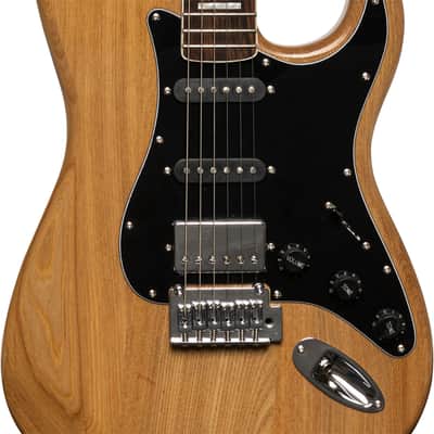 Stagg Vintage Serie-S 60 Electric Guitar, Natural, SES-60 NAT image 6