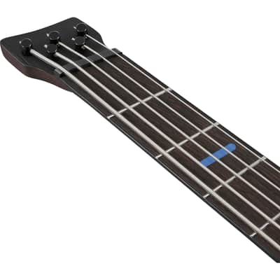 Ibanez EHB5MSBSP EHB Ergonomic Headless Multi-Scale 5-String Bass w/ Fishman Fluence Pickups & Gig Bag - Midnight Arctic Ocean Matte image 9
