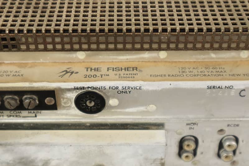 Vintage The Fisher 200T 20w per Channel AM/FM Home Theater Stereo