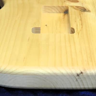 Mahogany Top / Aged Pine Strat body - Standard - 3lbs 2oz #3689 USA IMPORT CHARGES INCLUDED image 8