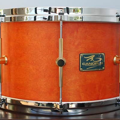Canopus "The Maple" 8" x 14" Snare Drum Navel Oil image 1
