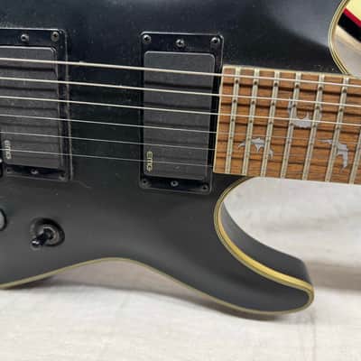 Schecter Diamond Series Damien Platinum 6 FR Guitar 2013 - Satin Black image 5