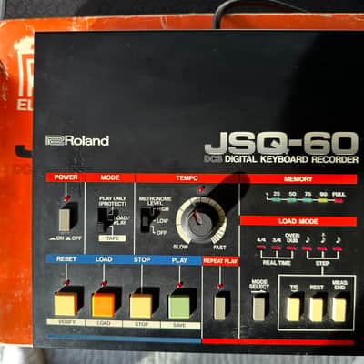 Roland JSQ-60 Digital Keyboard Recorder 1983 -1988 - Black image 7