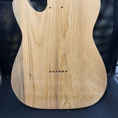Hades Roasted Maple, Roasted Pine Telecaster PineCaster Rustic Body Raw off the CNC image 2