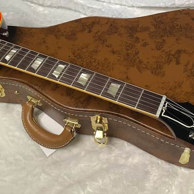 NEW! Gibson Custom 1960 Les Paul Standard Reissue VOS - Tangerine Burst - Authorized Dealer - 9.2 lbs - G07538 image 5