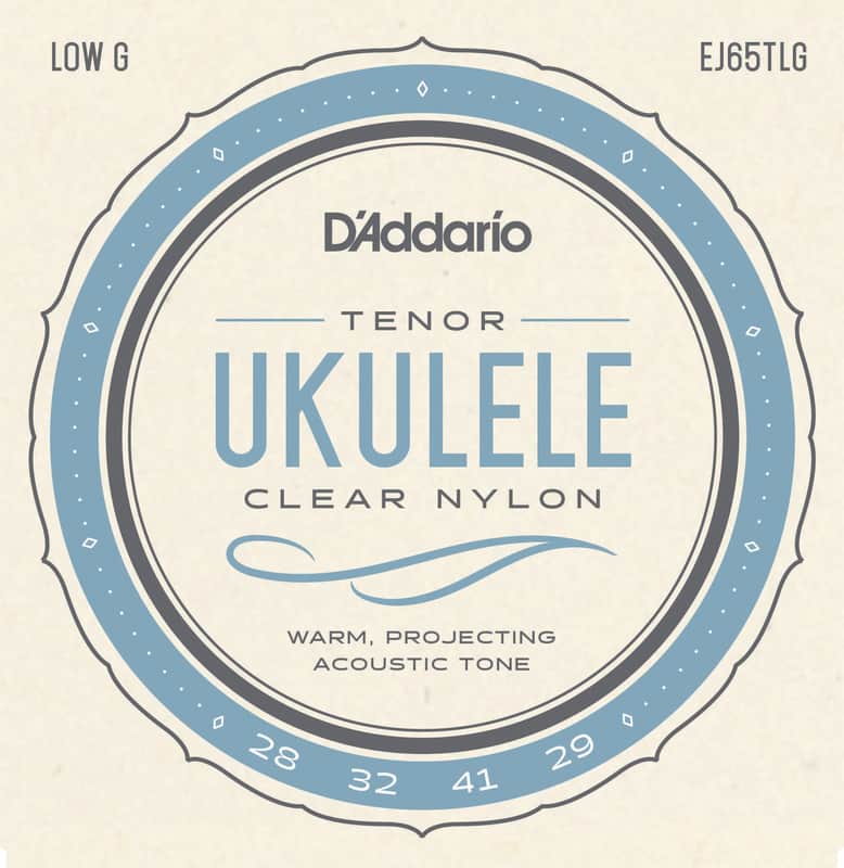 D'Addario EJ65TLGPro-Arté Custom Extruded Nylon Ukulele Strings Tenor Low-G image 1