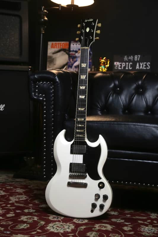 1997 Orville by Gibson SG-65 Alpine White, MADE IN JAPAN - Original Pickups image 1