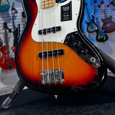 Fender Player Jazz Bass - 3-Tone Sunburst with Maple Fingerboard Authorized Deal! 526 FREE PLEK! image 4