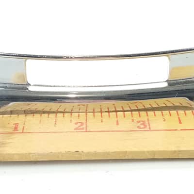 Ludwig 14"10-Lug Resonant 2.3mm Snare Drum Rim/Hoop Triple Flange Vintage Chrome image 2