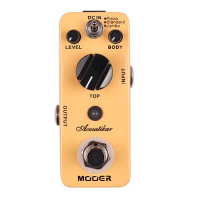 Mooer Acoustikar Micro Acoustic Guitar Simulator Effect Pedal NEW image 1