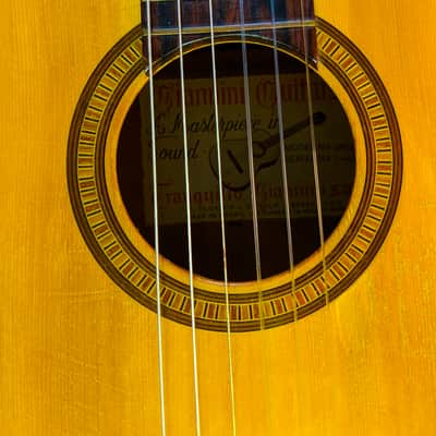 Giannini GN-50 Guitar (small parlor short-scale 12-fret classical nylon vintage 3/4 size BRAZIL) image 8