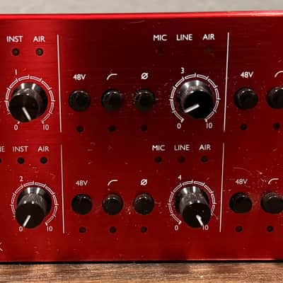 Focusrite Clarett 8Pre X Thunderbolt Audio Interface 2010s - Red image 2