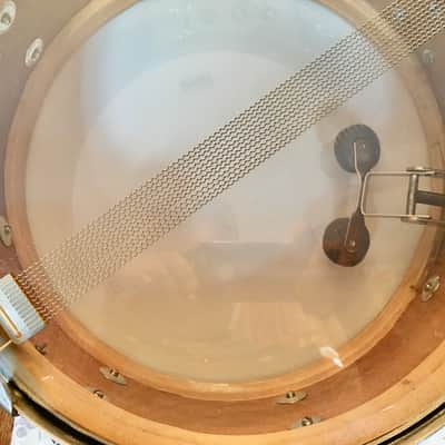Slingerland 1940s Radio King Blue & Silver Duco Painted Lacquer image 12