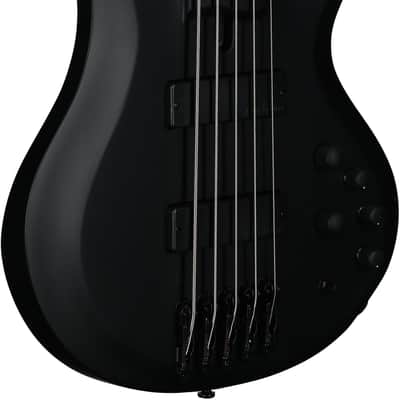 Ibanez Iron Label BTB625EX Bass Guitar, Flat Black image 4