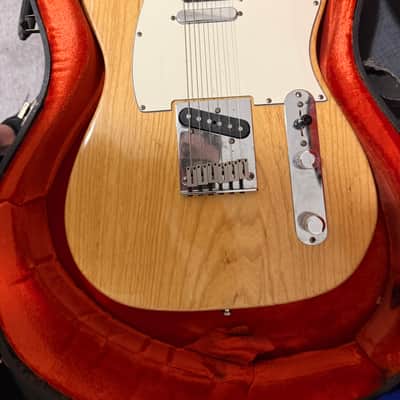 1999 Fender American Standard Telecaster with Rosewood Fretboard Natural with Hardshell Case image 2