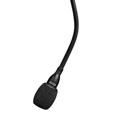 Shure M202B/C Microflex Overhead Mic Cardioid Inline Preamp Black image 1