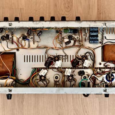 1973 Sunn Model T Vintage Tube Amp 1st Gen Serviced & Retubed w/ 412S Speaker Cab image 15