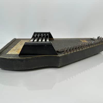 Vtg Oscar Schmidt Airline Autoharp with Case and Accessories image 8