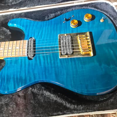 Peavey steve cropper classic tele Blue maple top, mad in USA image 2