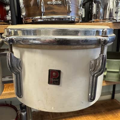 1960s Premier Bongos 6" and 8" White image 2