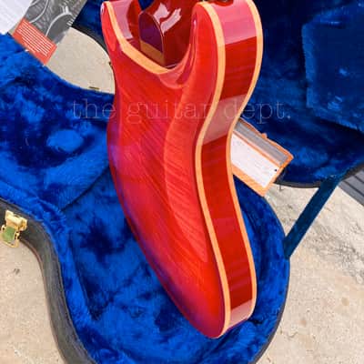 ♚PRISTINE♚2017 PRS McCarty Hollowbody II ♚ PIEZO ♚ BLOOD ORANGE 'AAA' FLAME ♚ 5.7 LBS ♚ +Artist Case ! image 15