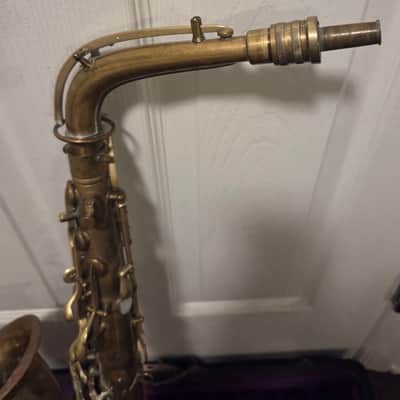 1921 C.G. Conn New Wonder C Melody Tenor Saxophone – Vintage Jazz Era Horn w/ Original Case image 13