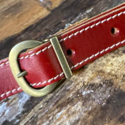 Blue Bell Straps ARTISAN ZOZO 73 Two Tone Aniline Colors Custom Shop UNIQUE for Al’s Music Factory image 6
