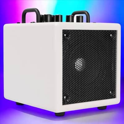 Phil Jones X4C Nanobass 35-Watt 1x4" Bass Combo, White, Multi Ins. combo w/Bluetooth, USB Power Bank Input image 1