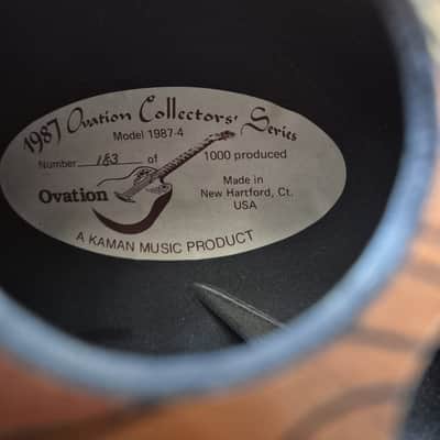 1987-4 Ovation Collector's Series #183 of 1000 | Reverb