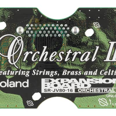 Roland EXPANSION BOARD orchestral Ⅱ Roland SR-JV80-02 Orchestral Expansion Board - What To Know
