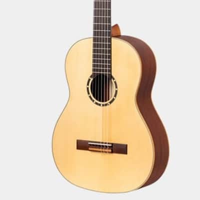 Ortega R121L Left-Handed Classical Guitar – Full Size, Cedar Top, Mahogany Back & Sides, Gloss Finish image 15