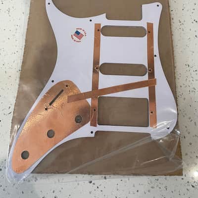 PRS Silver Sky HSS pickguard 3ply white pearloid pick guard image 2