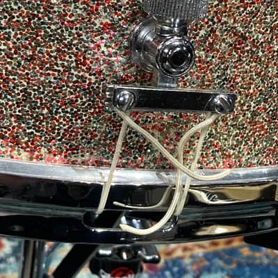 Gretsch 1950s Peacock Sparkle 14"x6.5" Snare Drum. Stunning!! image 12