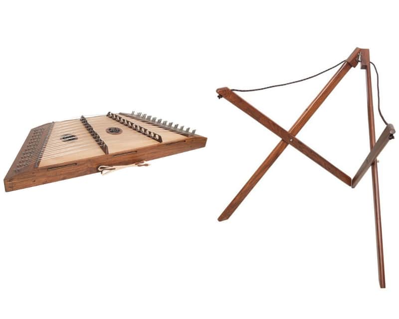 Hammered Dulcimer Package Includes: Pro Quality 12/11 Course Sheeshasm Hammered Dulcimer W/ Hammers image 1
