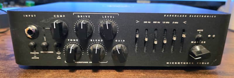Darkglass Electronics Microtubes 900 V2 900-Watt Bass Amp Head Black image 1