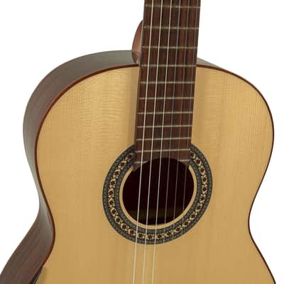 Manuel Rodriguez 60-S ACADEMIA Series 4/4 Size Armrest Solid Spruce Top Mahogany Neck Nylon 6-String Classical Acoustic Guitar image 5