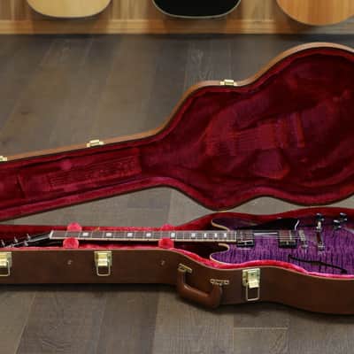 Minty! 2025 Gibson ES-335 Block Limited Edition Semi-Hollow Electric Guitar Figured Trans Purple + OHSC image 22