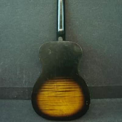 Vintage Silvertone H604 Parlor Acoustic Guitar Sunburst | Reverb