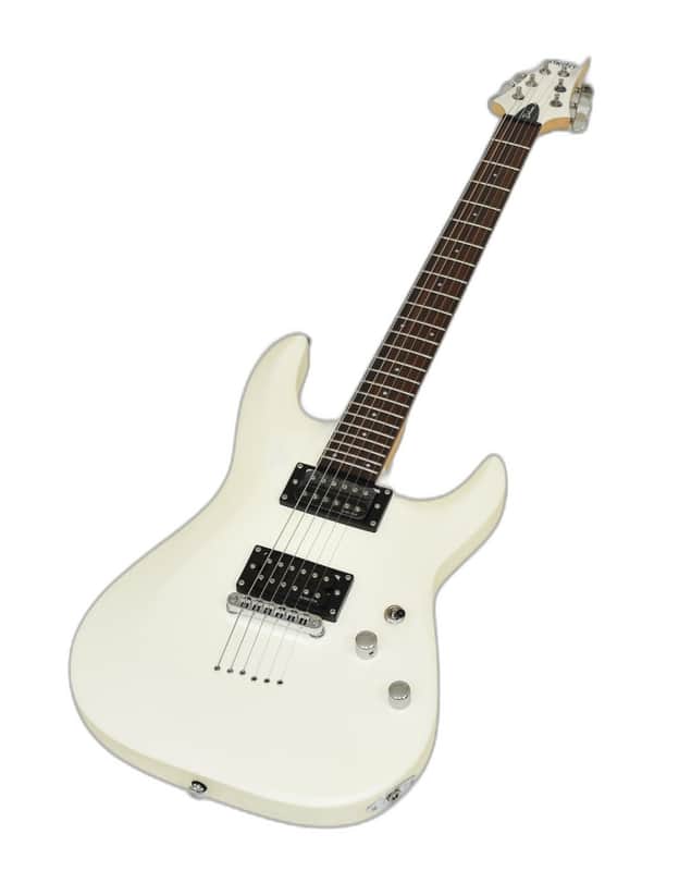 Schecter C-6 Deluxe Guitar Satin White B-Stock 1541 image 1