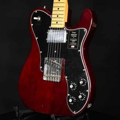 Fender American Vintage II 1977 Telecaster Custom Maple Fingerboard Wine (VS221451) image 9